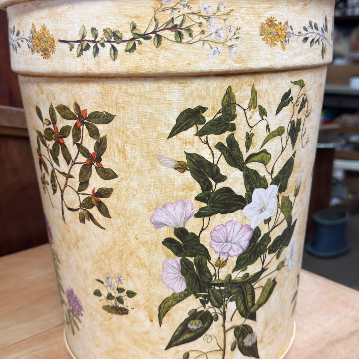 Embellished Vintage Sap Buckets