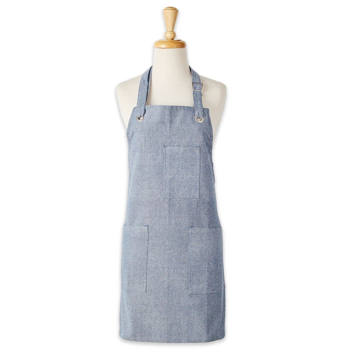 Navy Chambray Pantry Apron