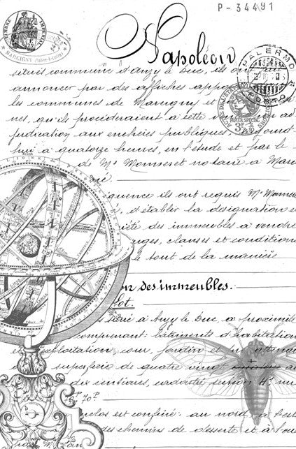 Script Decoupage Paper