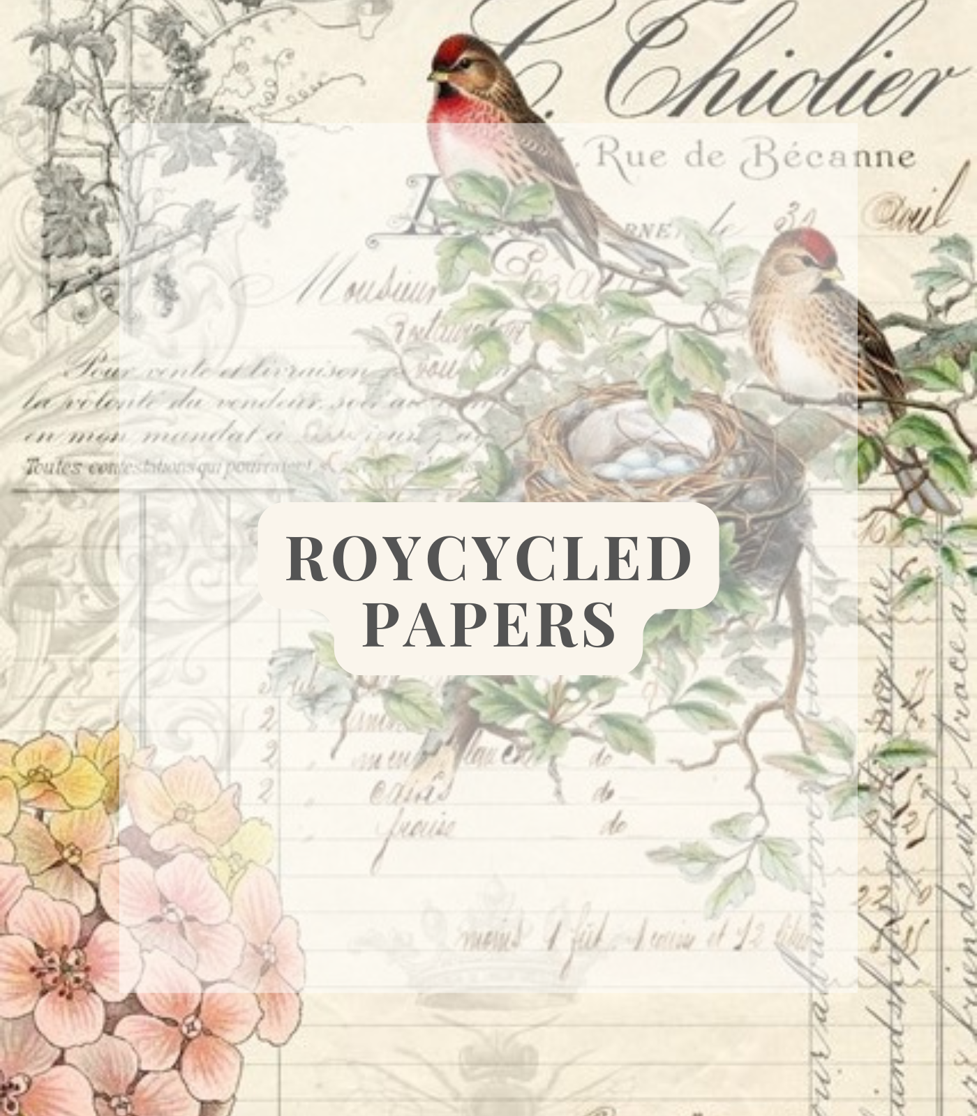 Roycycled Decoupage Paper