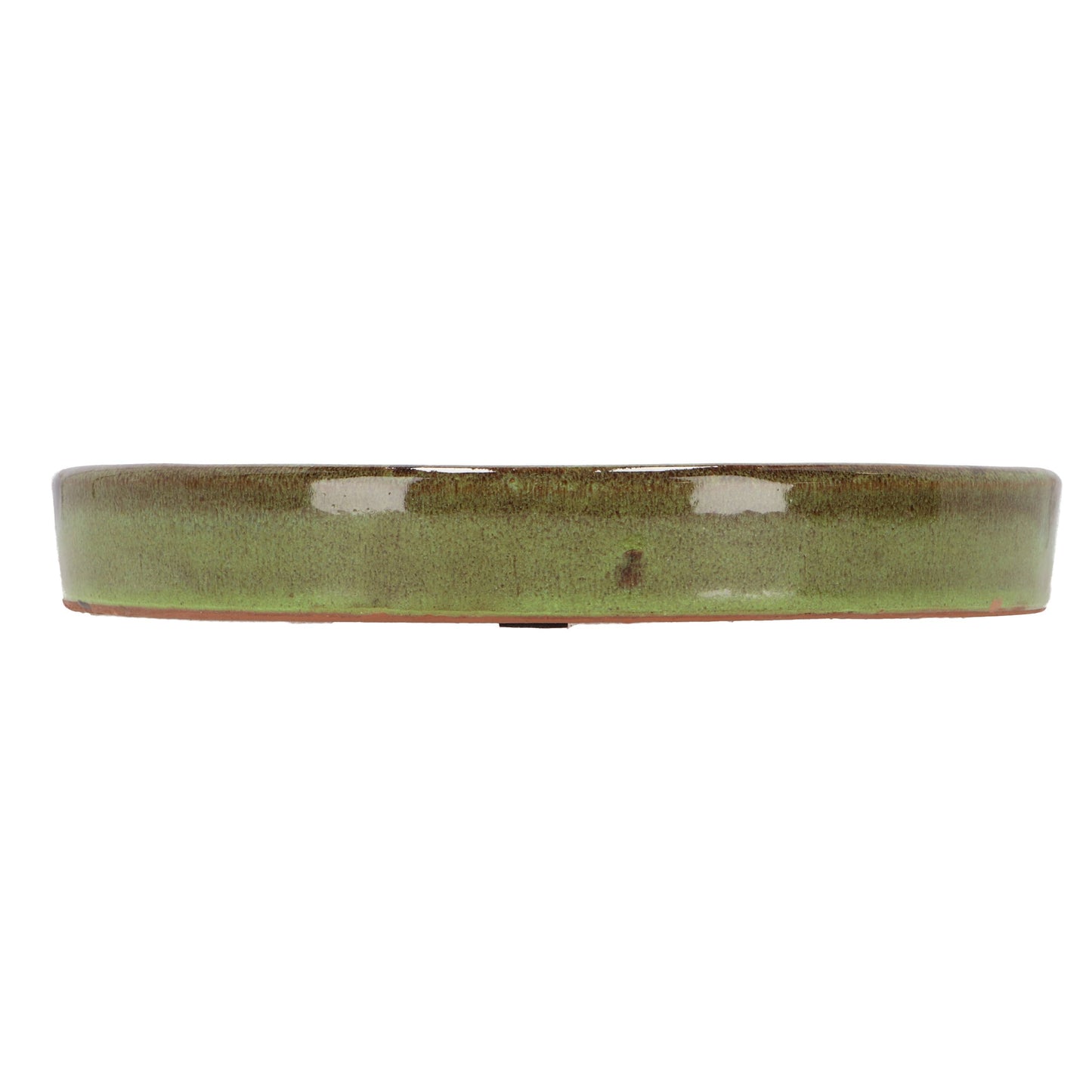 Glazed Saucer Green For Kitchen or Greenhouse
