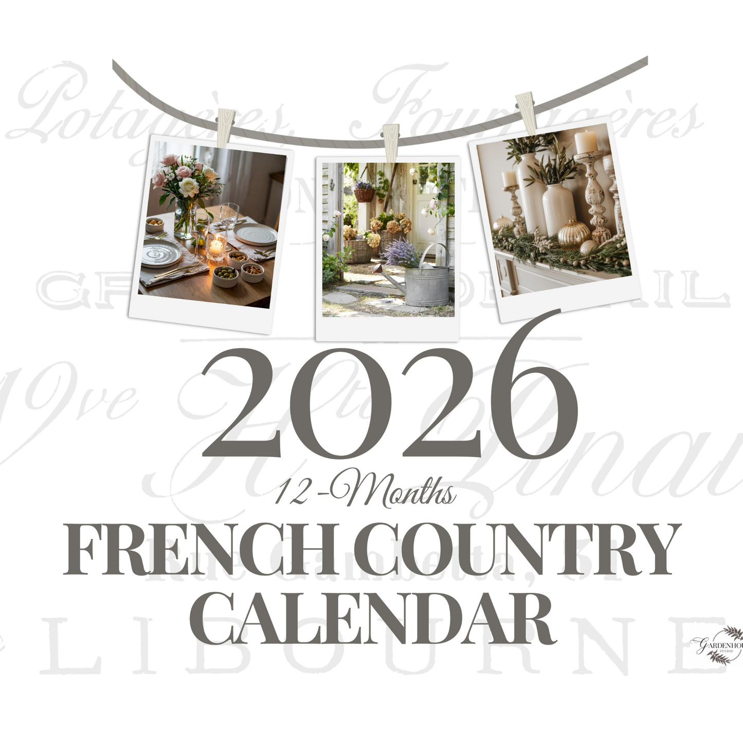 French Country Calendar Download