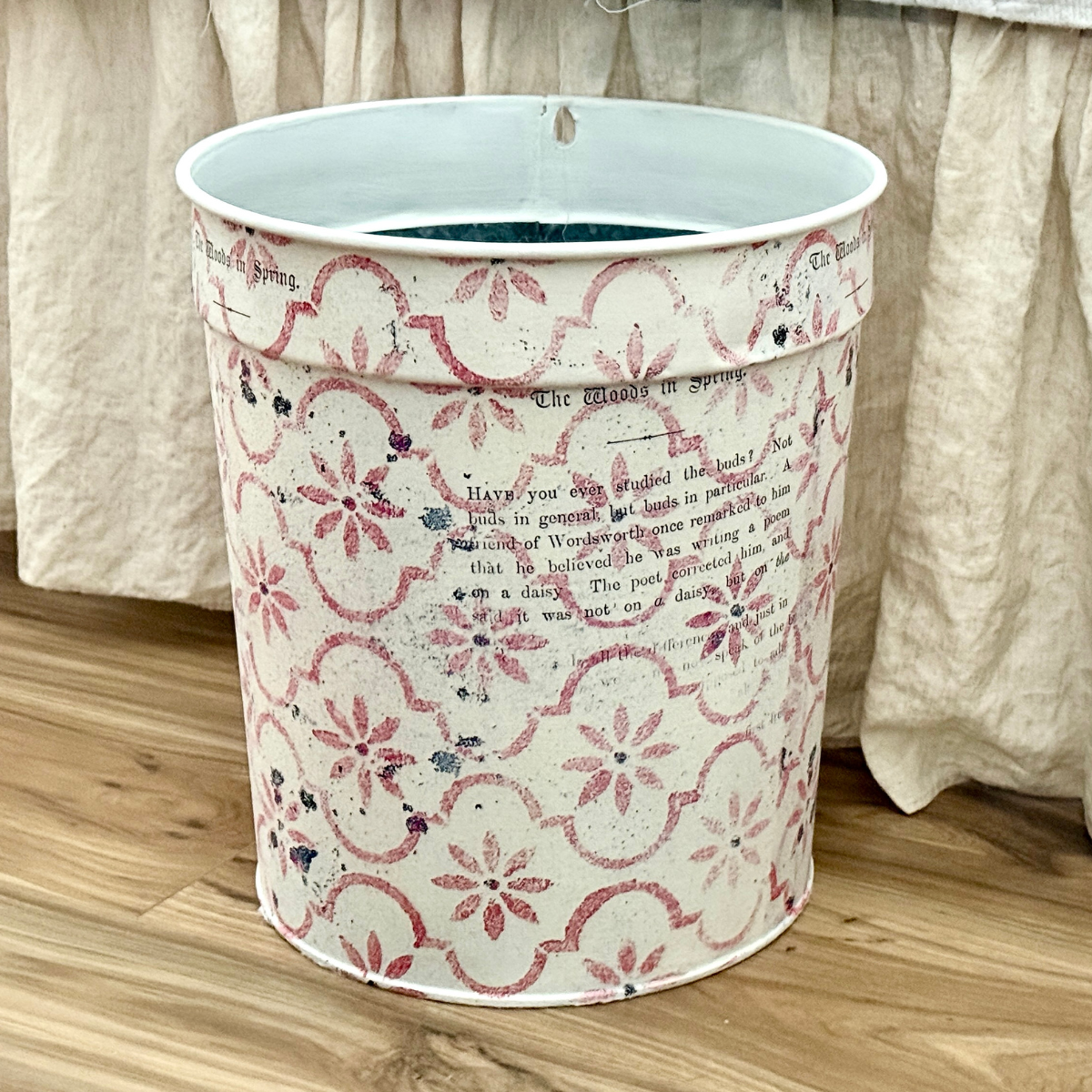 Embellished Vintage Sap Buckets