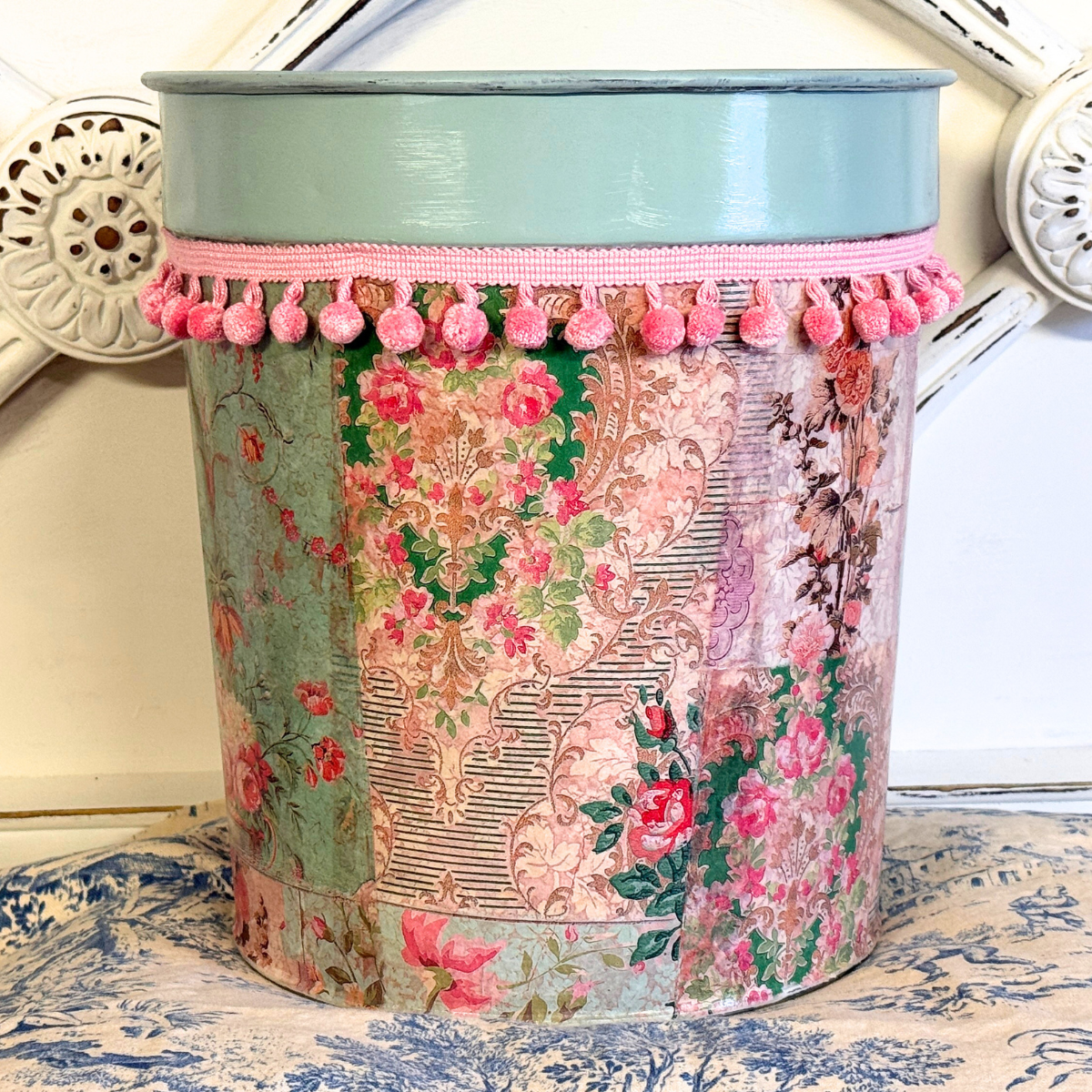 Embellished Vintage Sap Buckets
