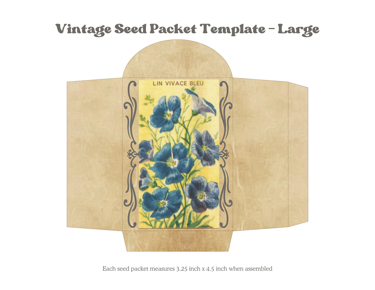 Mini French Seed Packet