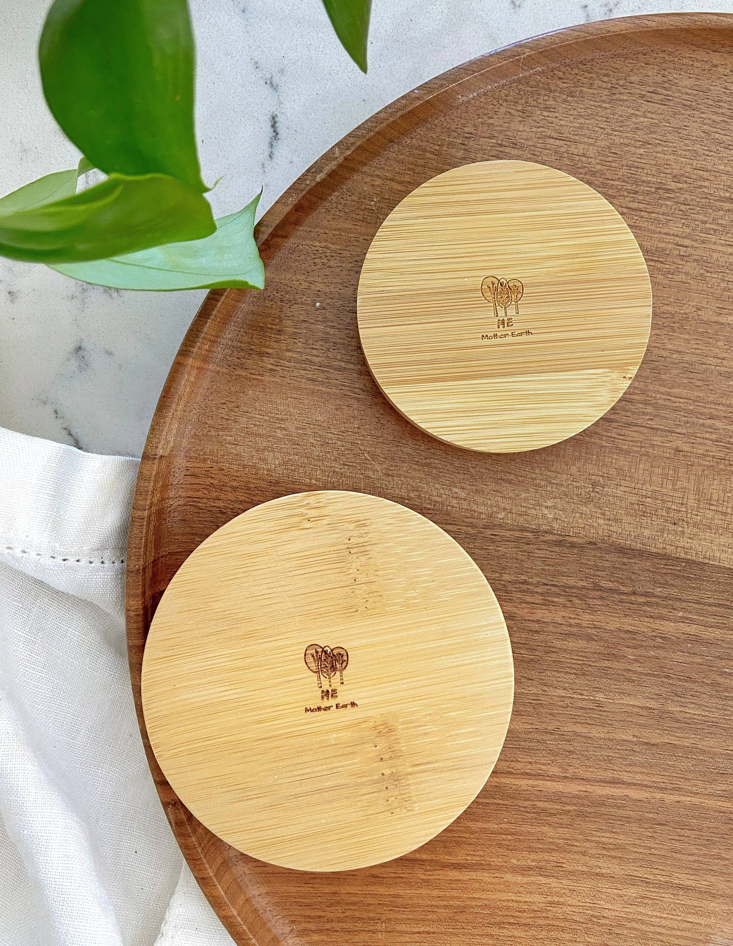 Standard Solid Bamboo Mason Jar lids