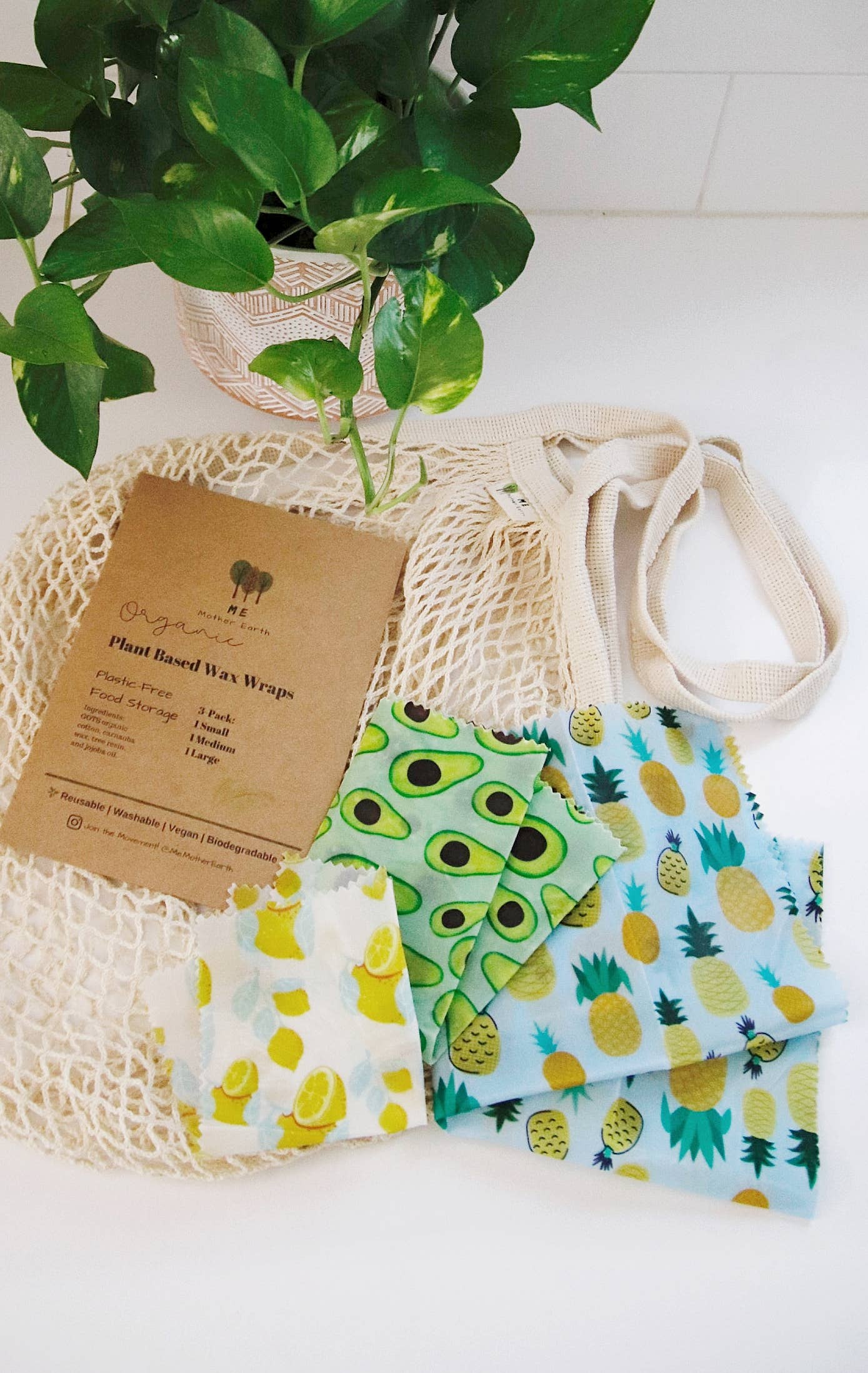 Plant Based Wax Wraps | Vegan | Eco-Friendly