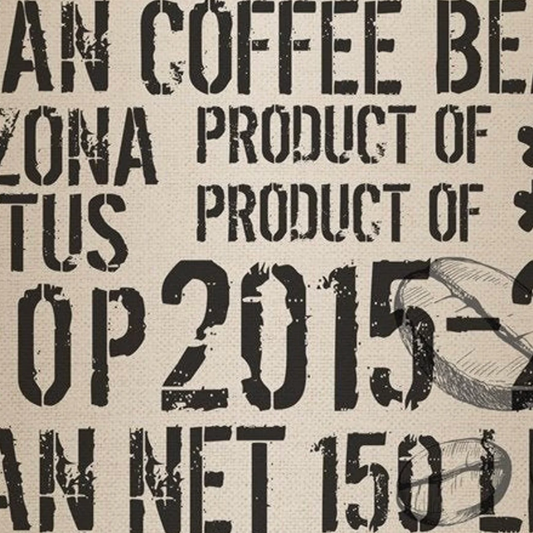 Coffee Sack Decoupage Paper