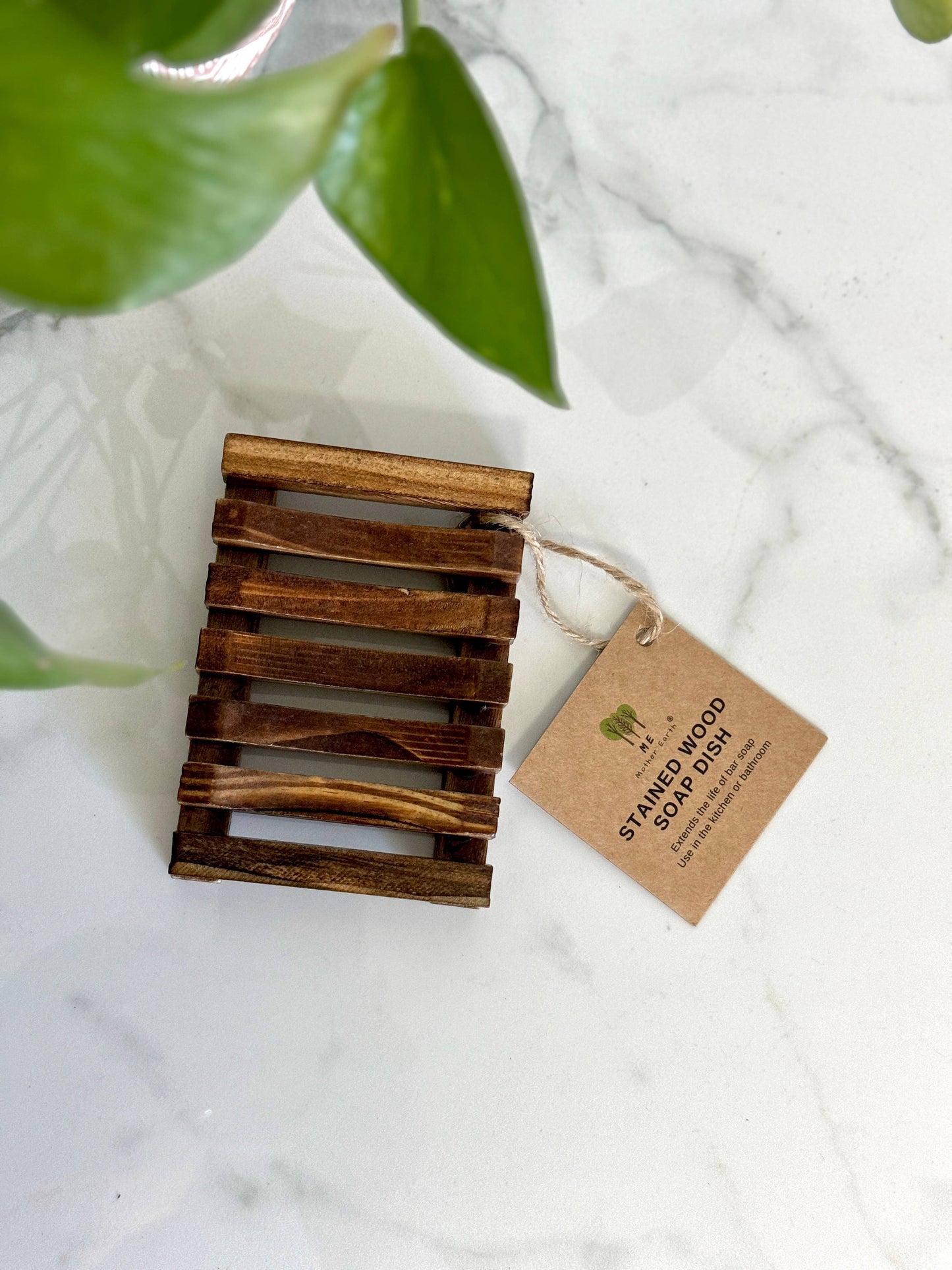 Stained wood soap dish | Eco-Friendly | Zero Waste