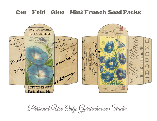 Mini French Seed Packet
