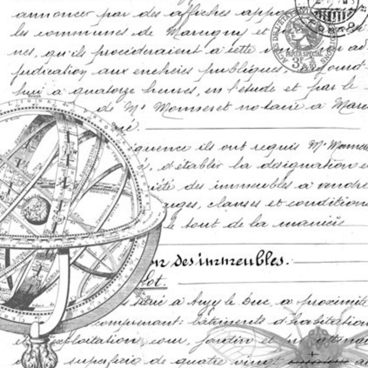 Script Decoupage Paper